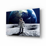 Space Walk Glass Wall Art.