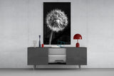 Dandelion Glass Wall Art.