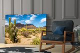 Cactuses Glass Wall Art.