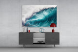 Wave Glass Wall Art.