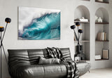 Wave Glass Wall Art.