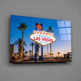 Vegas Glass Wall Art.