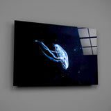 Jellyfish Glass Wall Art.