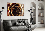 Rose Glass Wall Art.