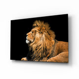 Lion Glass Wall Art