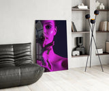 Woman Glass Wall Art.