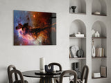 World Of The Galaxy Glass Wall Art.