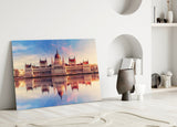 Hungarian Parliament Building Glass Wall Art.