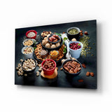 Nuts Glass Wall Art.
