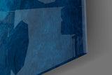 Shades Of Blue Glass Wall Art.