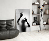 Loneliness Glass Wall Art.