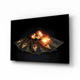 Gambler's Guns Glass Wall Art.