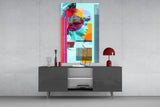 Abstract Art Glass Wall Art.