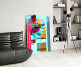 Abstract Art Glass Wall Art.