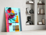 Abstract Art Glass Wall Art.