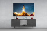 Journey To Space Glass Wall Art.