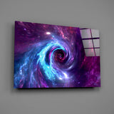 Space Helix Glass Wall Art.