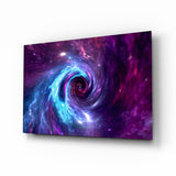 Glasbild Weltall-Helix - 72x46 cm