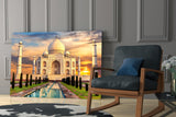 Taj Mahal Glass Wall Art.