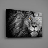 Lion Glass Wall Art.