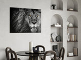 Lion Glass Wall Art.