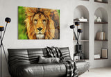 Lion Glass Wall Art.
