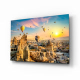 Cappadocia Glass Wall Art.