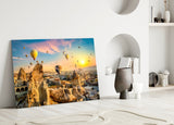 Cappadocia Glass Wall Art.