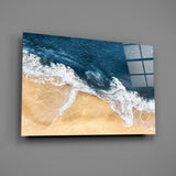 Waves Glass Wall Art.