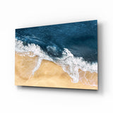 Waves Glass Wall Art.