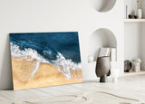 Waves Glass Wall Art.