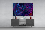 Abstract Art Glass Wall Art.