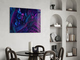 Abstract Art Glass Wall Art.