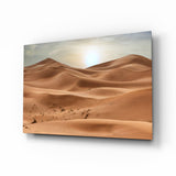 Desert View Glass Wall Art - 72x46 cm