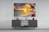 Sea View Glass Wall Art.