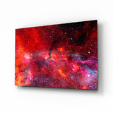 Galaxy Tableau en verre - 72x46 cm