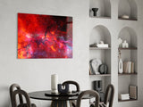 Galaxy Glass Wall Art.