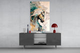 Horse Art Glass Wall Art.