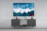 Waves Glass Wall Art.