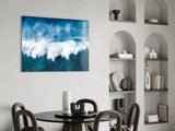 Waves Glass Wall Art.