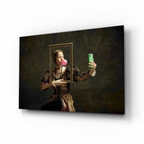 New Generation Mona Lisa Glass Wall Art - 72x46 cm