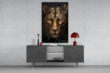 Leopard Glass Wall Art.