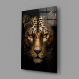 Leopard Glass Wall Art.