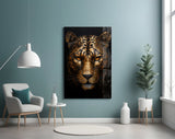 Leopard Glass Wall Art.