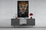 Leopard Glass Wall Art.