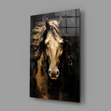 Horse Art Glass Wall Art.