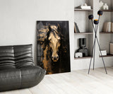 Horse Art Glass Wall Art.