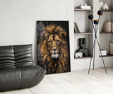 Lion Glass Wall Art.