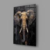 Elephant Glass Wall Art.