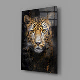 Leopard Glass Wall Art.